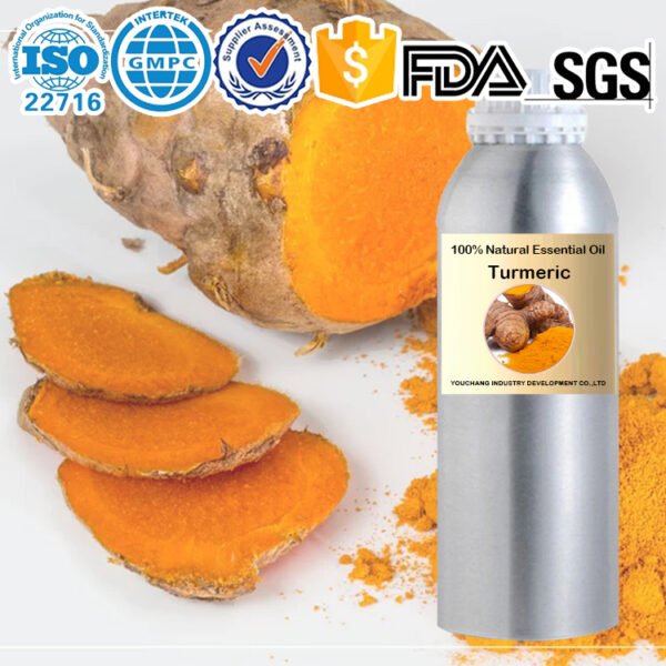 100% Pure Turmeric Essential Oil Anti-Aging & Anti-Inflammation TCM Cosmetic Grade - Image 2