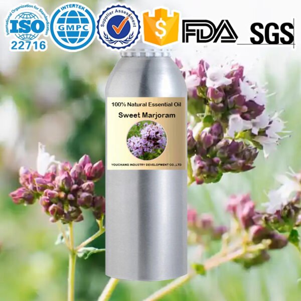 100% Pure & Natural Sweet Marjoram Essential Oil for Aromatherapy Relaxation - Image 2