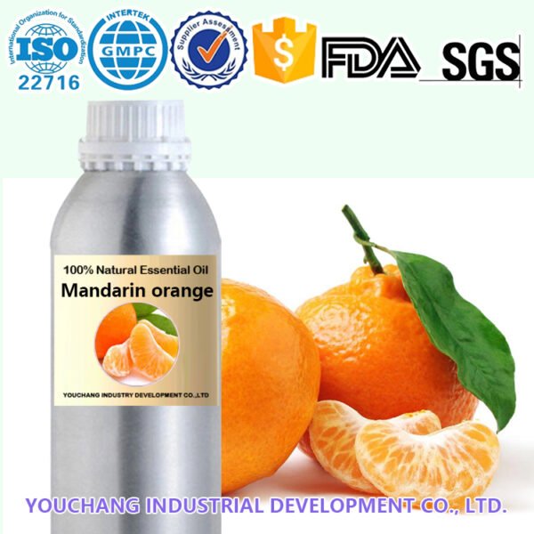 100% Pure Mandarin Orange Oil Calming Aroma Candles Skincare - Image 2