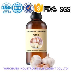 Garlic Essential Oil is the most concentrated and valuable extract derived from garlic (Allium sativum), obtained through advanced supercritical CO₂ extraction or steam distillation processes. It is a clear to pale yellow or amber oil with a potent, pungent aroma characteristic of fresh garlic. This oil is rich in organosulfur compounds such as allicin, diallyl disulfide, ajoene, and allyl mercaptan, which contribute to its outstanding biological activities. ✅ Key Product Specifications: Appearance: Clear to pale yellow / amber liquid Extraction Method: Supercritical CO₂ or Steam Distillation Main Active Ingredients: Allicin, Diallyl Disulfide, Diallyl Trisulfide, Ajoene Purity: ≥99% Natural Oil, No Additives Odor: Strong, typical garlic scent Solubility: Insoluble in water; soluble in ethanol and oils 🏭 Advanced Manufacturing & Quality Assurance: 1.Produced in our GMP-compliant factory with strict hygiene controls Certified under ISO9001:2015, ISO22000:2018, HACCP, Halal, and Kosher 2.100% Natural Plant Extract – No chemical residues, preservatives, or artificial colors 3.Rigorous testing for residual solvents, heavy metals, microbial load, and GC-MS analysis 🌿 Health Benefits & Functional Properties: 1.Antibacterial & Antiviral: Potent against E. coli, Salmonella, Candida, and viruses 2.Cardiovascular Health: May help reduce cholesterol, triglycerides, and blood pressure 3.Immune Booster: Enhances immune system function and prevents infections 4.Antioxidant: Neutralizes free radicals and delays aging processes 5.Anti-inflammatory: Relieves inflammation in skin, joints, and internal systems 6.Digestive Aid: Promotes gut flora balance and improves digestion 🌍 Application Fields: 1.Nutraceuticals & Dietary Supplements: Capsules, softgels, tinctures 2.Food & Beverage Industry: Natural flavoring, preservatives, spice oils 3.Animal Feed & Veterinary Use: Improves digestion and reduces antibiotic use 4.Cosmetics & Skincare: Anti-acne creams, foot balms, scalp serums 5.Pharmaceuticals: Formulations targeting cardiovascular and metabolic conditions 6.Household Disinfectants: Natural sanitizing sprays and cleaning agents ⚙️ OEM / ODM Customization Services: We provide full-scale OEM/ODM customization services for global clients: 1.Custom Purity Levels or Blends (with ginger, clove, etc.) 2.Tailored Packaging Sizes and Designs 3.Multi-language Private Labeling for local compliance 4.Technical Documentation Support: COA, MSDS, TDS, GC-MS Report 5.Flexible MOQ policy, suitable for both startups and bulk buyers 🧪 Quality Commitment: All our products undergo multi-level testing in ISO-certified labs, and each batch comes with a Certificate of Analysis (COA). We also support third-party lab testing upon request.