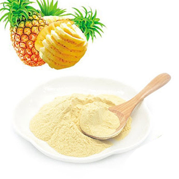 Pharma-Grade Pineapple Powder – Natural Bromelain Enzyme Source for Digestive Formulas, Probiotics & Food Tenderizer Applications in Bulk Supply