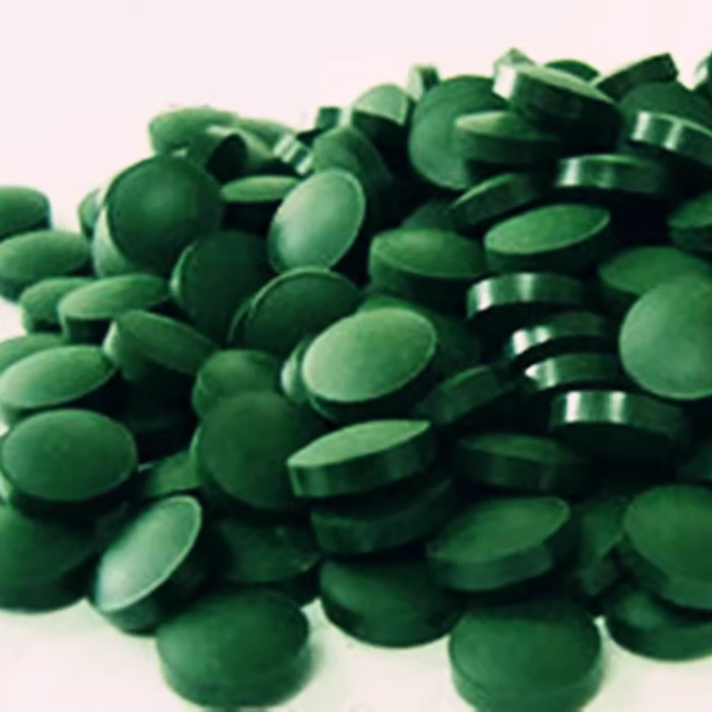 Organic Chlorella Pyrenoidosa Tablets, 100% natural, high-protein, nutrient-rich microalgae for supplements