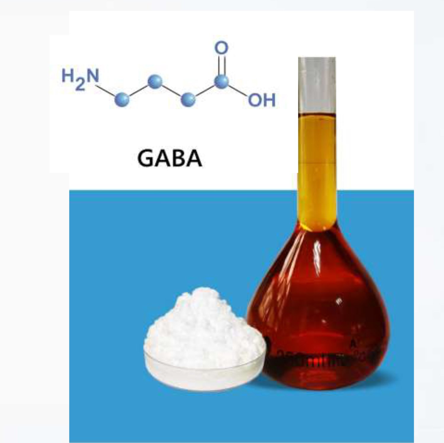 High-Purity Gamma-Aminobutyric Acid (GABA) – Natural Neurotransmitter Ingredient for Relaxation, Sleep, and Stress Relief