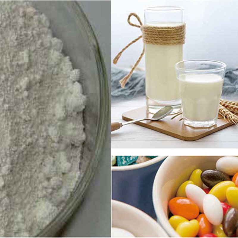 Natural White Color food-grade whitening powder for food and beverage applications