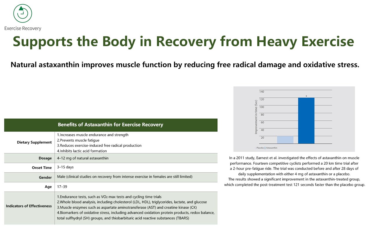 Natural Astaxanthin for Post-Exercise Recovery – Muscle Support & Fatigue Reduction