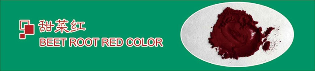 Beet red natural food color derived from beetroot betanin