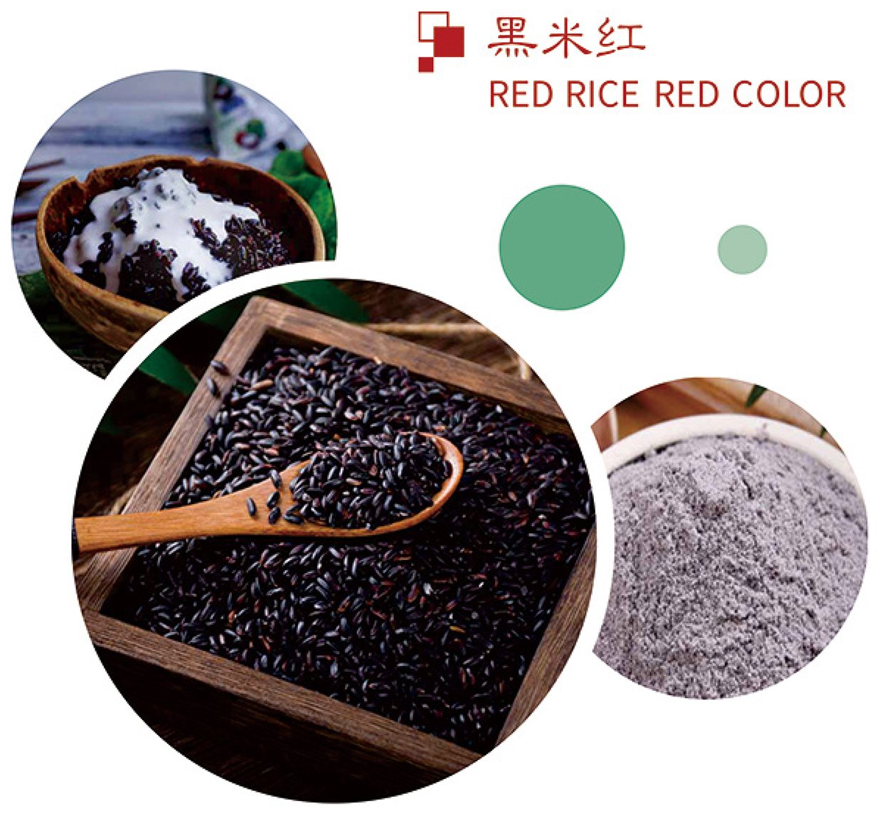 Black Rice Anthocyanin Pigment natural purple food color powder