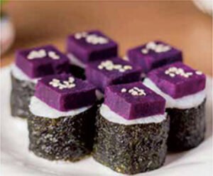 Plant-based purple sweet potato anthocyanin pigment for natural food coloring