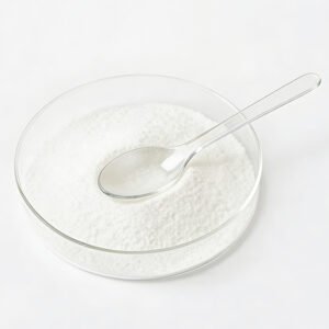 Crosslinked hyaluronic acid powder for dermal filler manufacturing and injectable biomedical formulations