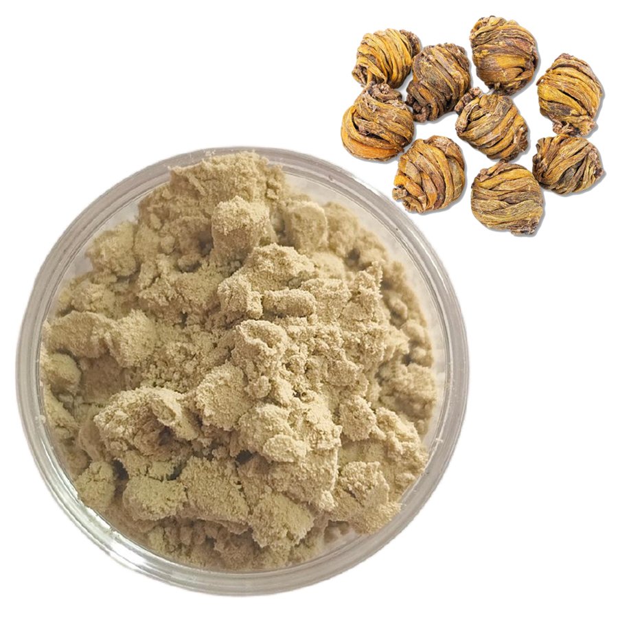 Enzyme-hydrolyzed Dendrobium officinale powder with high polysaccharide content